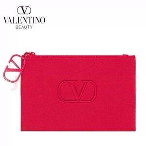 Valentino red cosmetic‎ bag